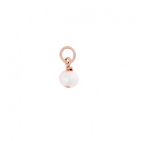 Pampille Oui & Me ref MC040013, perle blanche, Taille 3mm 
